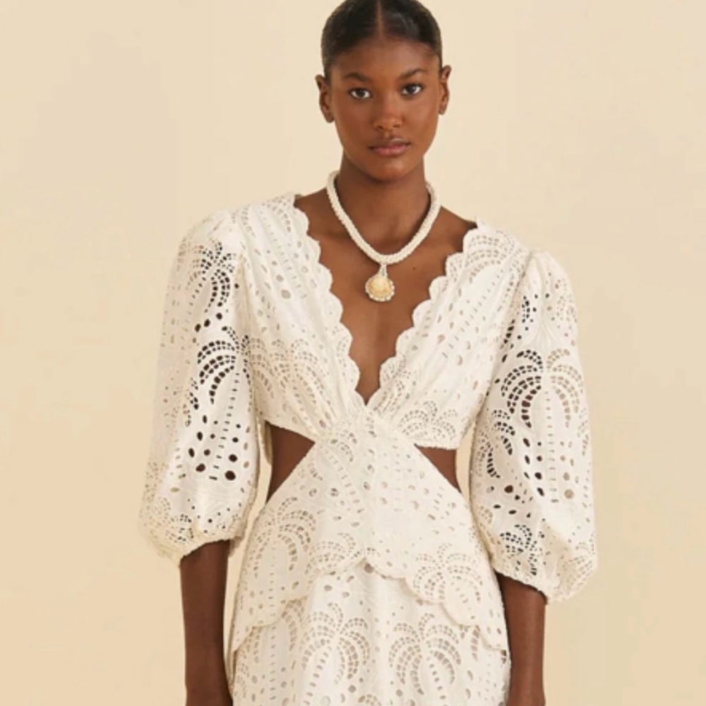 FARM Rio Richelieu Midi Dress